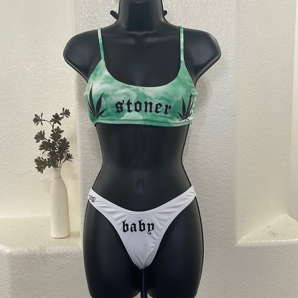STONER BABY two piece bikini set